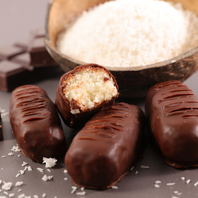 Bouchées Chocolat CBD et Noix de Coco Façon Bounty