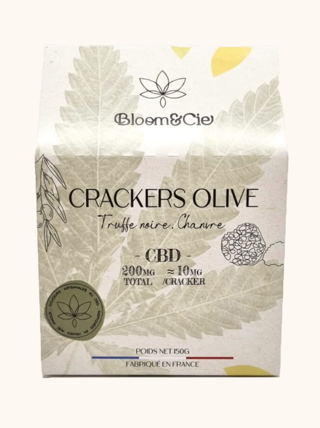 Crackers Olive, Truffe, Chanvre & CBD