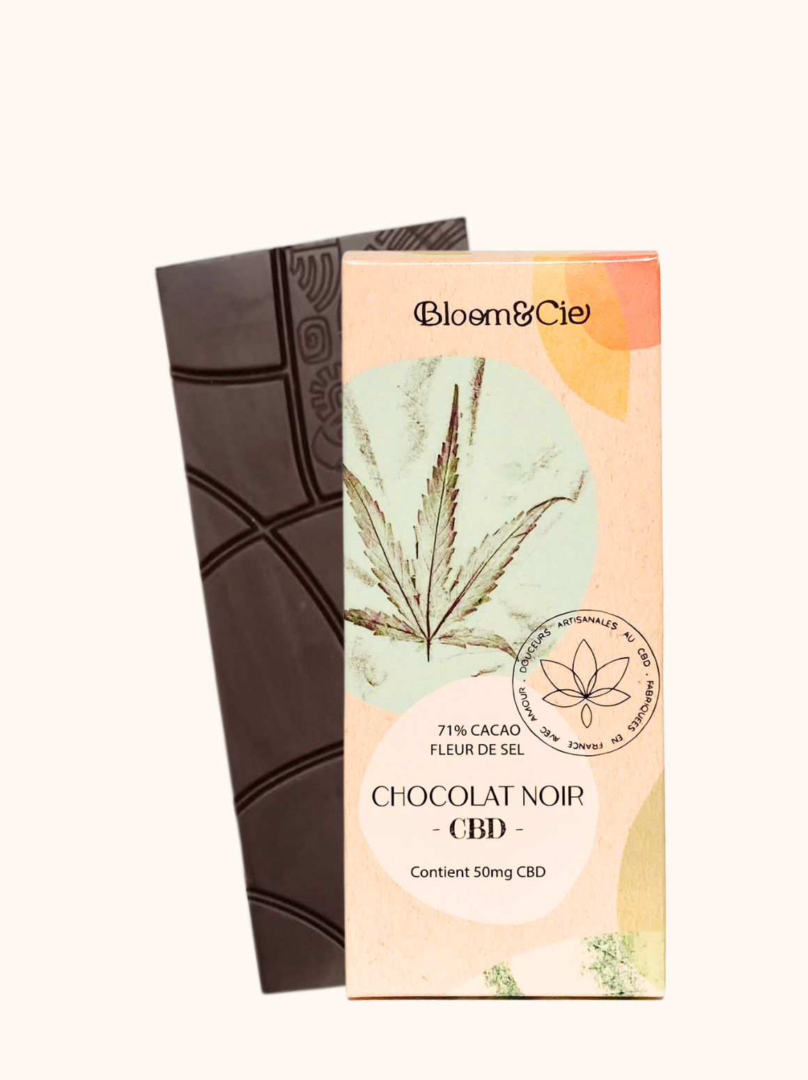 Dark Chocolate, Fleur de Sel & CBD Bar